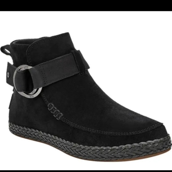 Ugg Sloan Sued Ankle Boots Buckle Designer Winter Flat ZipUp